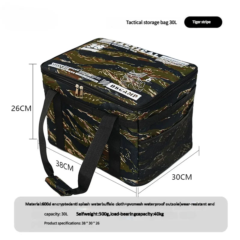 Sac de rangement de Camping tactique 30-42l